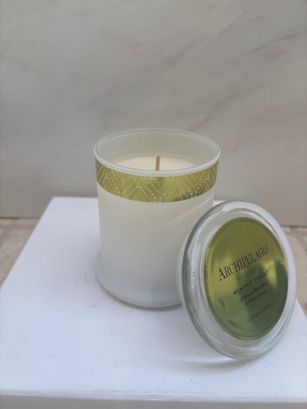 Archipelago Winter Frost Glass Jar Candle